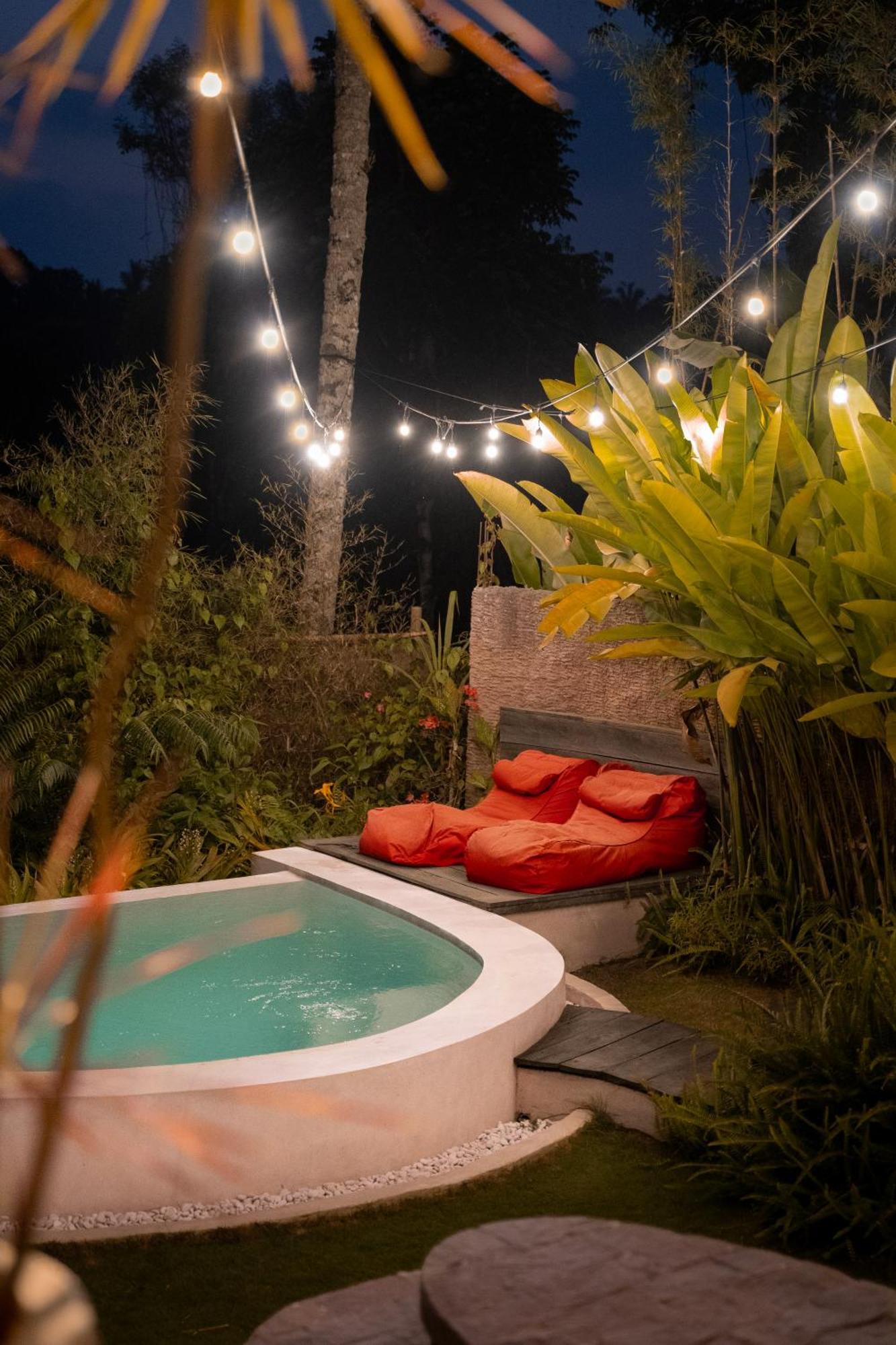 Villa Makerti Bali~Bamboo House Selat Exterior foto