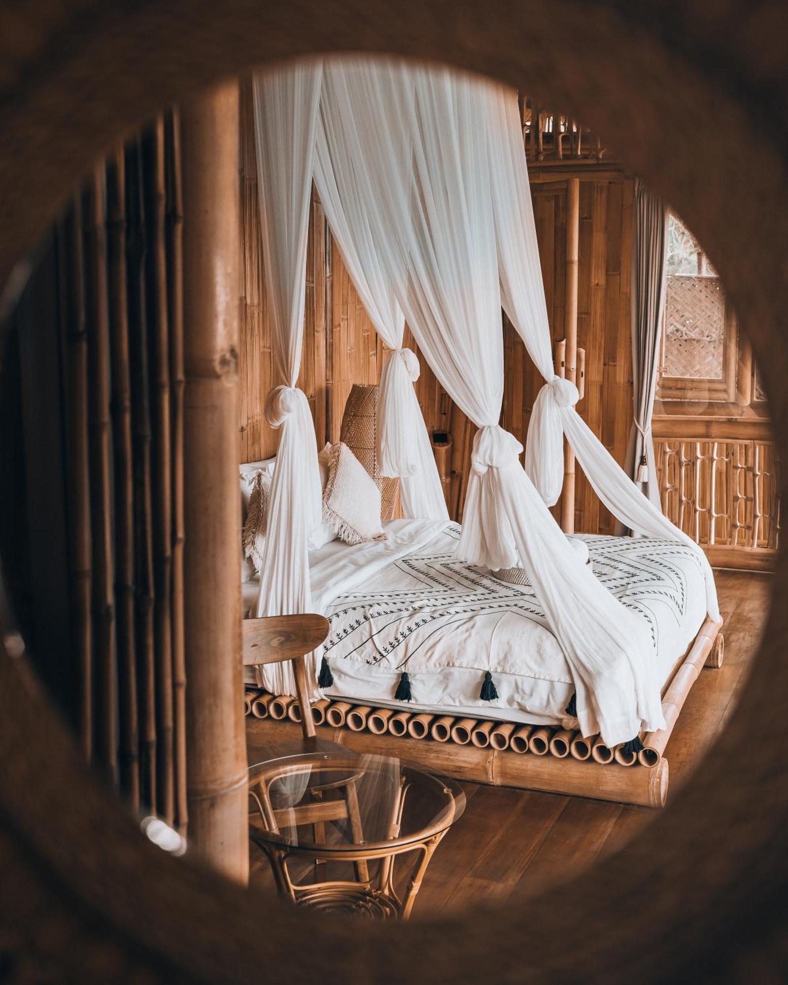 Villa Makerti Bali~Bamboo House Selat Exterior foto