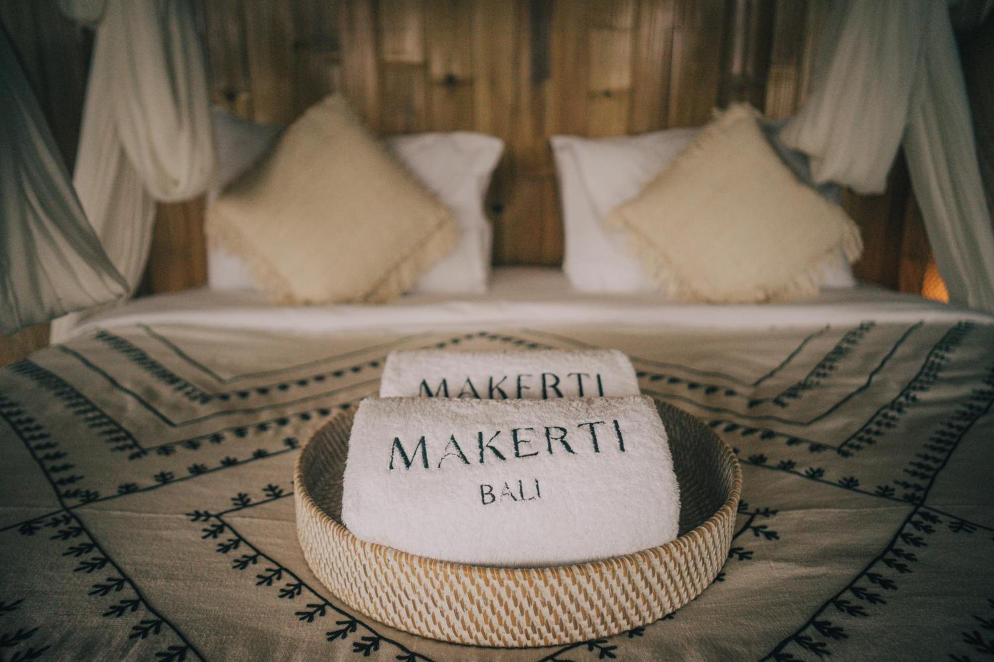Villa Makerti Bali~Bamboo House Selat Exterior foto
